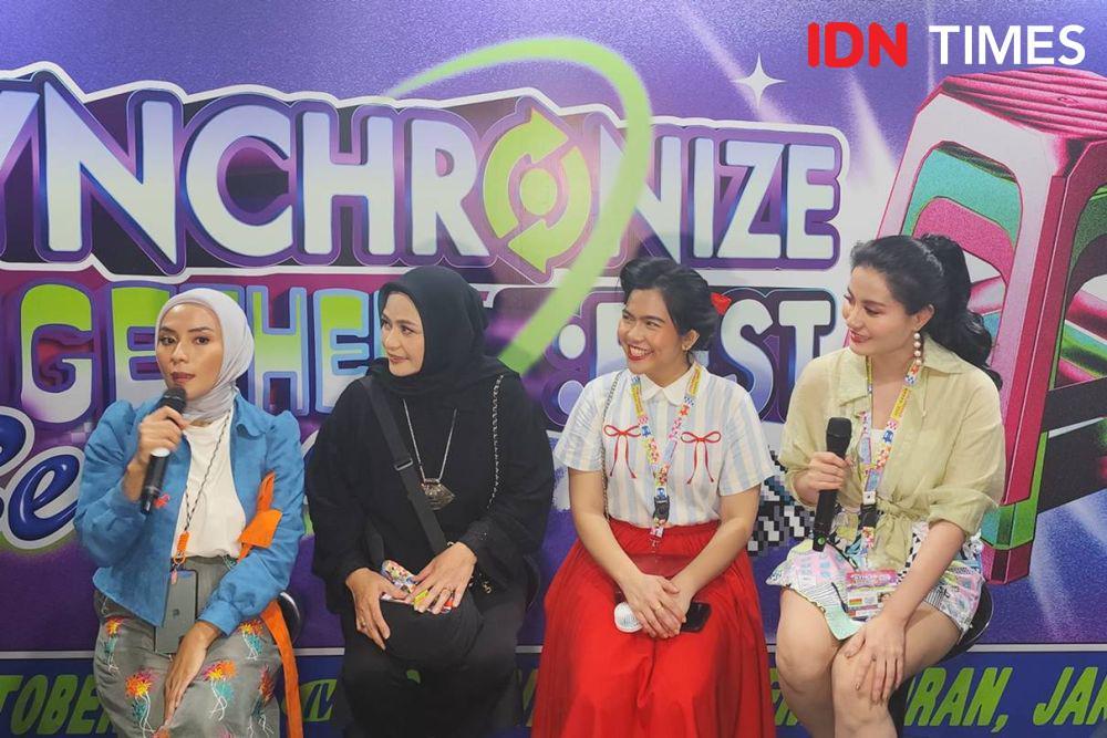 Enno Lerian Bawakan "Du Di Dam" di Synchronize: Ori Gak Getar-Getar
