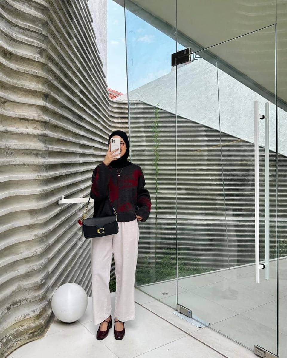 inspirasi ootd dengan nuansa kasual elegan ala influencer (instagram.com/fitrahydy)