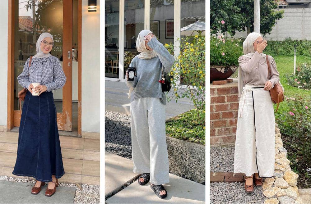 9 Inspirasi Outfit Kasual Elegan Ala Fitrah Ayudia, Klasik Memikat