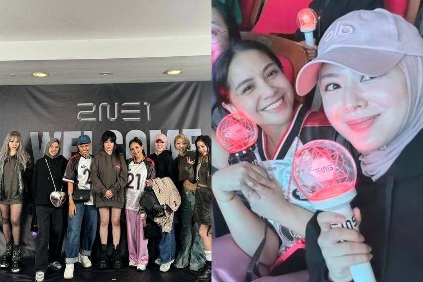 7 Momen Nagita Slavina Nonton 2NE1 2024 di Seoul, Foto Bareng!