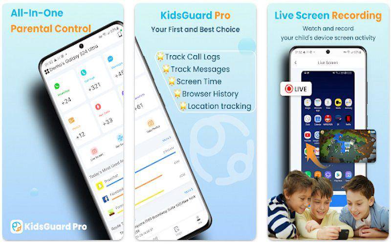 tampilan aplikasi KidsGuard Pro (dok. Google Play Store/KidsGuard Pro)