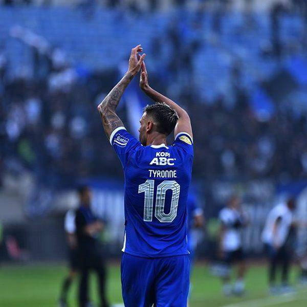 Tyronne menyumbangkan satu assist di kemenangan PERSIB atas Persija (c) Barly Isham / Sumber: Laman Resmi Persib
