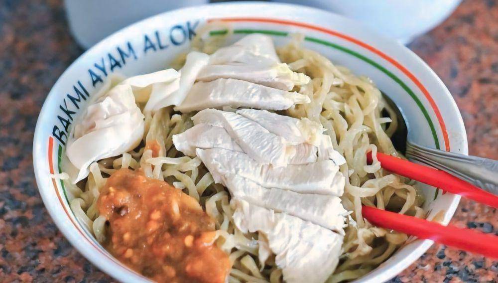 potret hidangan Bakmi Ayam Alok (instagram.com/bakmiayamalok)