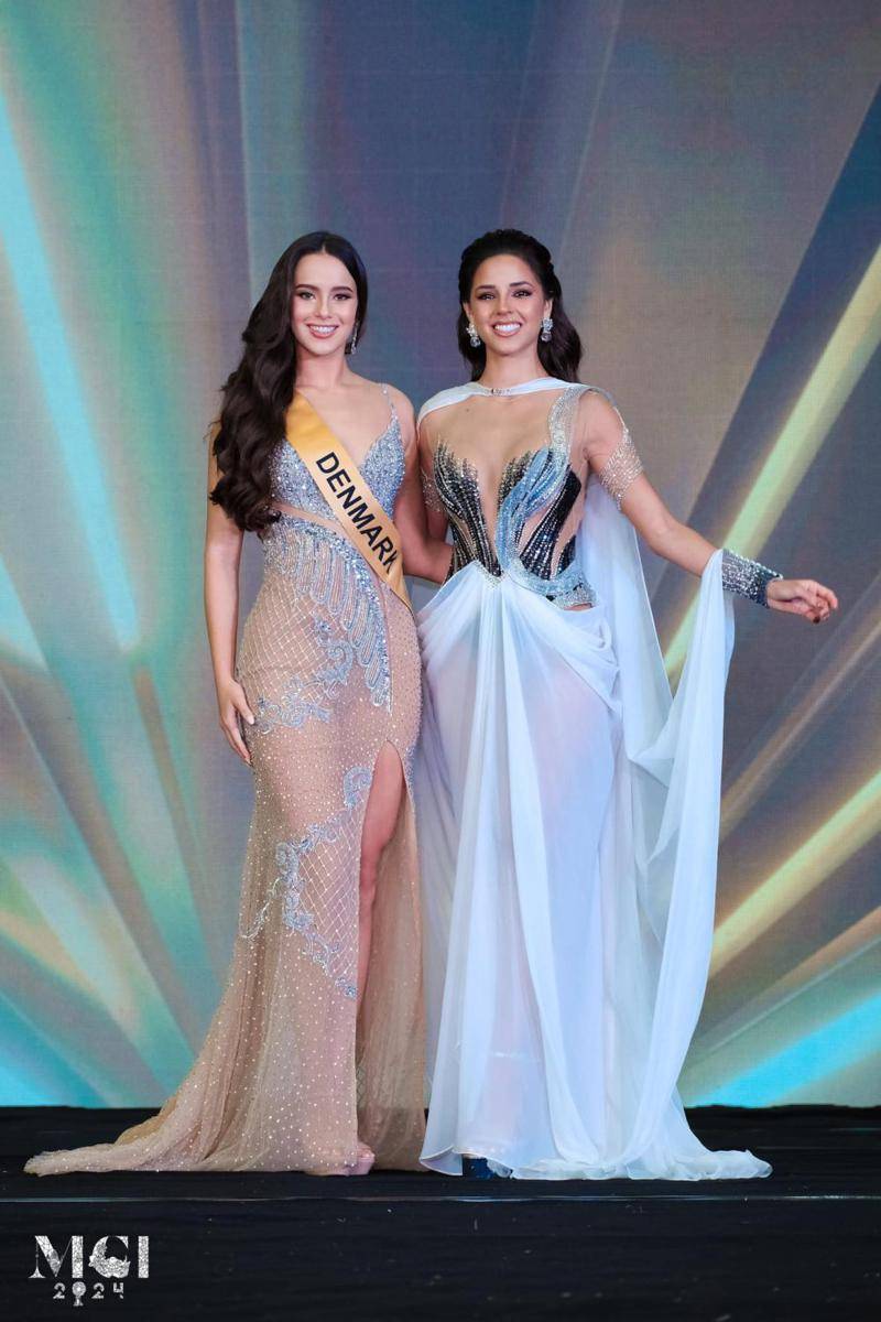 Potret Wakil Eropa Saat Sashing Ceremony Miss Grand International 2024 (Facebook.com/Miss Grand International)