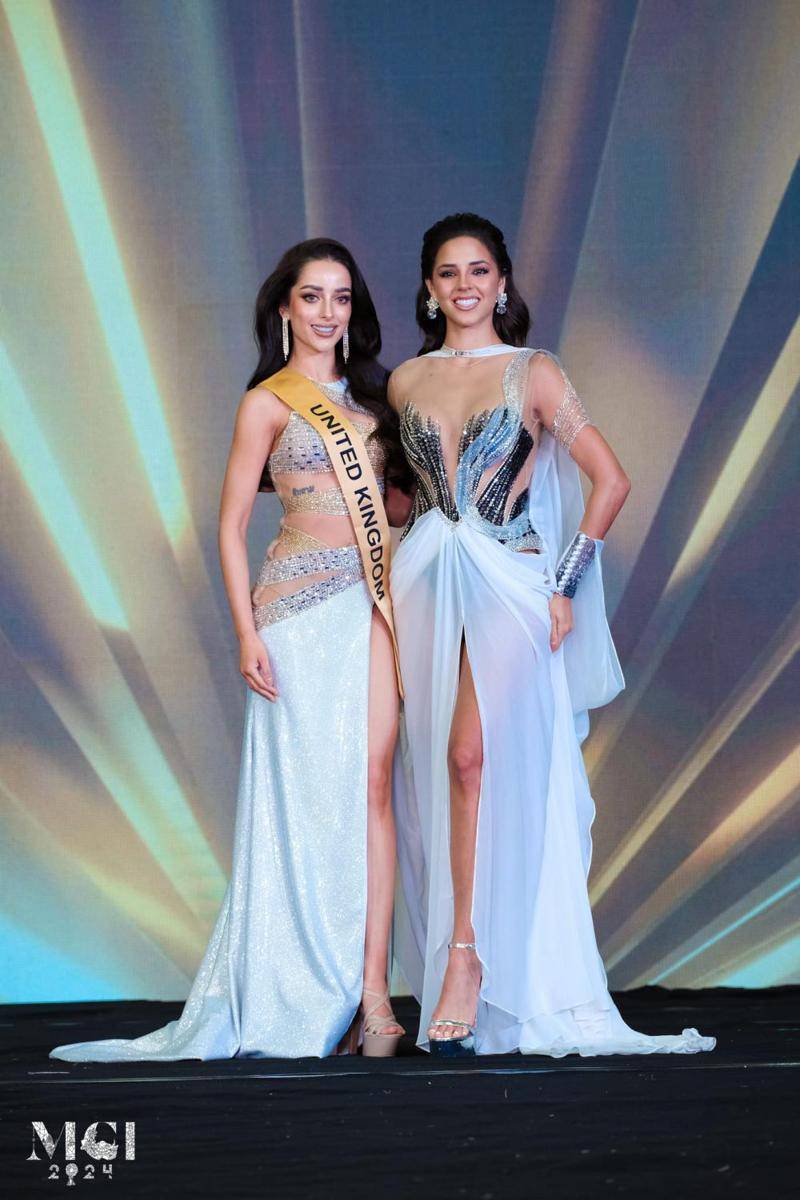 Potret Wakil Eropa Saat Sashing Ceremony Miss Grand International 2024 (Facebook.com/Miss Grand International)