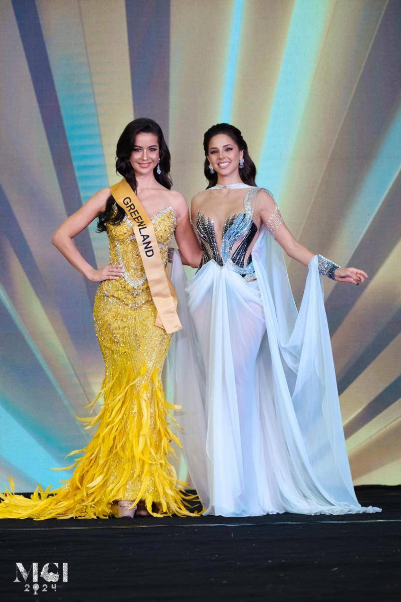 Potret Wakil Eropa Saat Sashing Ceremony Miss Grand International 2024 (Facebook.com/Miss Grand International)