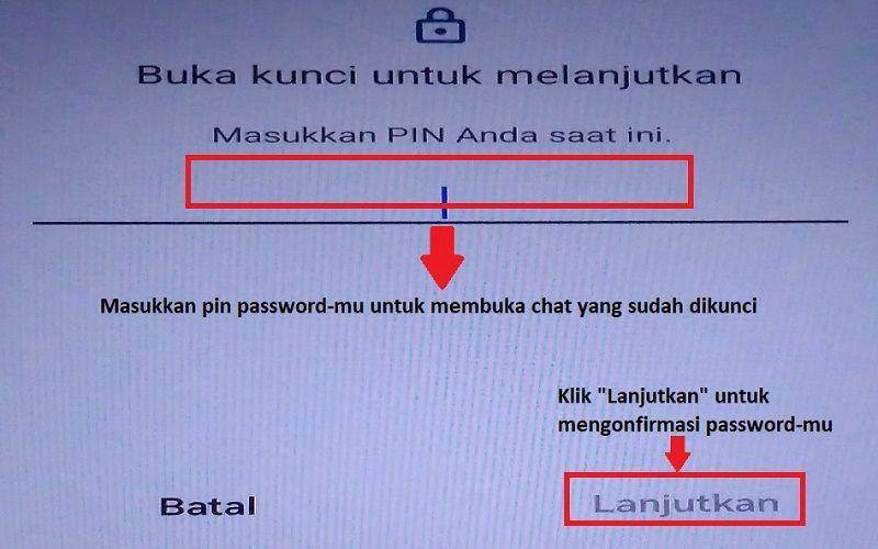 langkah-langkah mengunci obrolan di WhatsApp (dok. pribadi/Jubaedah Haryani)