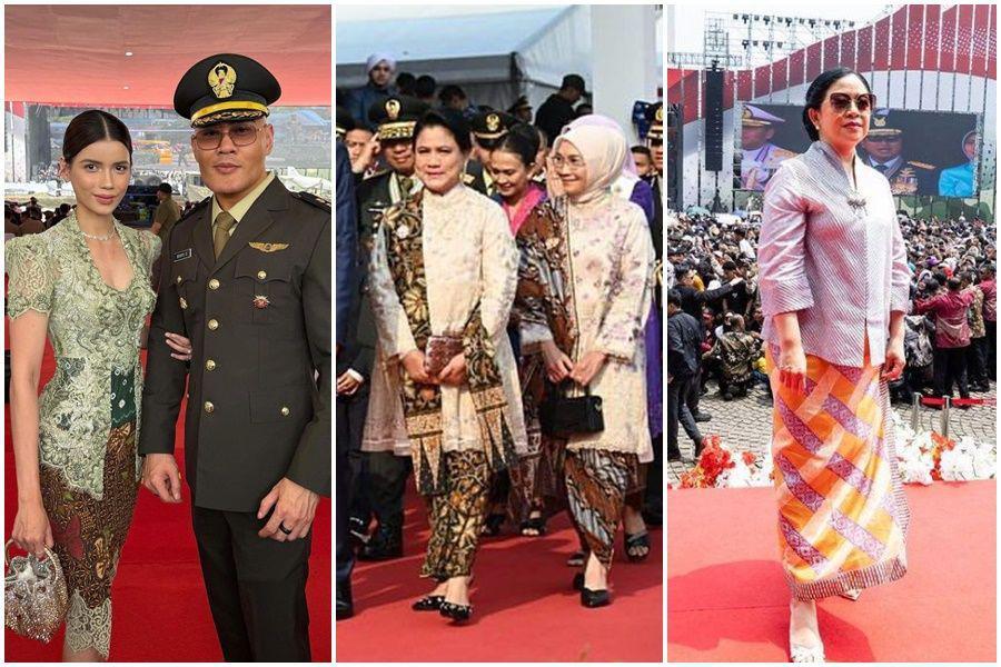8 Gaya Publik Figur di HUT TNI ke 79, Kebayanya Berkelas