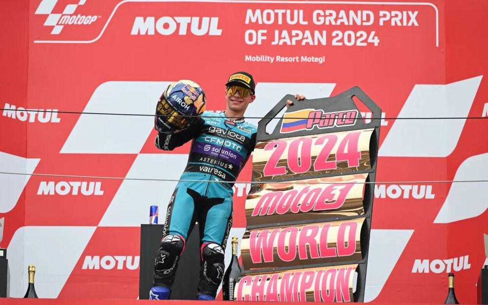 David Alonso Sukses Sabet Gelar Juara Moto3 2024