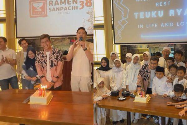 7 Potret Sederhana Ulang Tahun ke-30 Teuku Ryan, Undang Anak Yatim