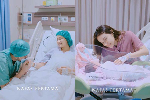 9 Potret Vicy Istri Kevin Aprilio Melahirkan Anak Pertama, Selamat!