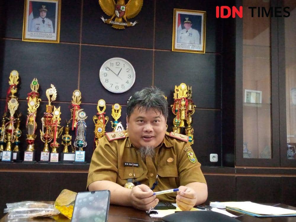 Kepala Badan Keuangan dan Aset Daerah (BKAD) Kota Bandar Lampung, M Nur Ramdhan. (IDN Times/Muhaimin)