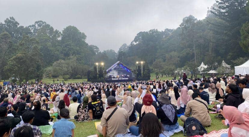 Sunset di Kebun Cibodas, Konser Musik Intim Bawa Pesan Peduli Alam