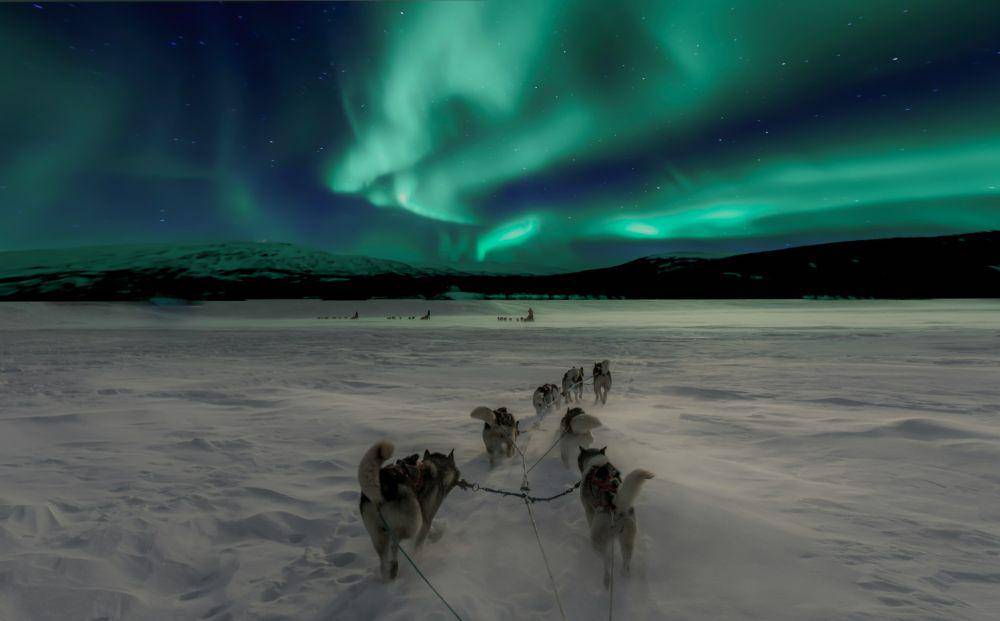 potret aurora borealis di Norwegia (unsplash.com/@t_lipke)