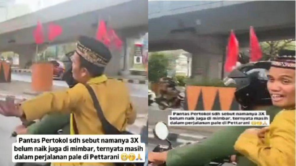 Ustaz Maulana Minta Maaf Usai Viral Naik Motor Tidak Pakai Helm