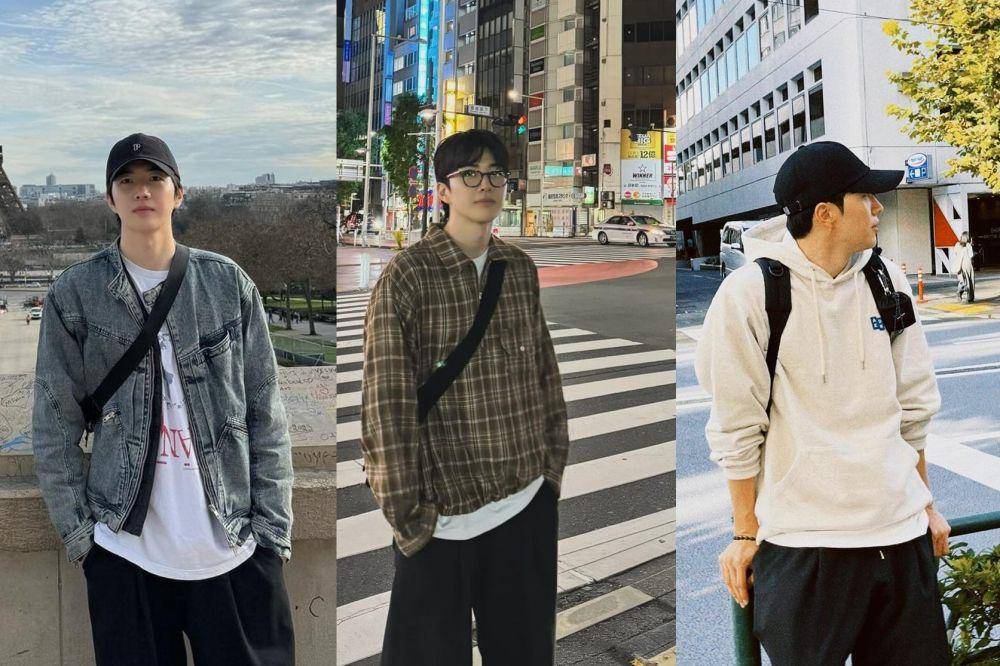 outfit traveling ala Kang Hoon (instagram.com/khoonyy)
