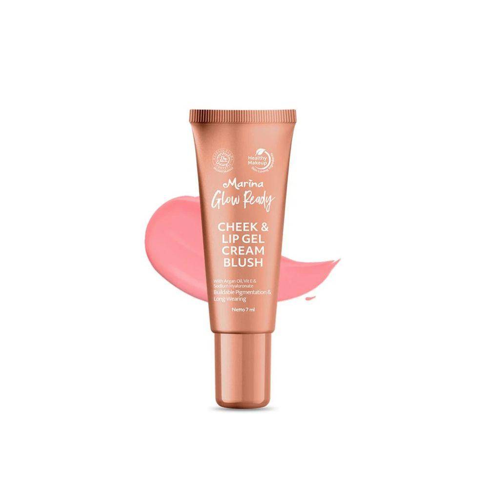 Marina Glow Ready Cheek & Lip Gel Cream Blush (Shopee/Marina Official Shop)