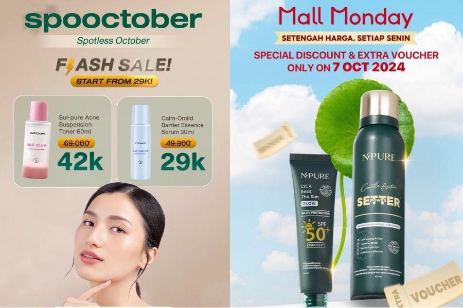 15 Promo Skincare Oktober 2024, Ada Diskon hingga 85% dan Voucher!