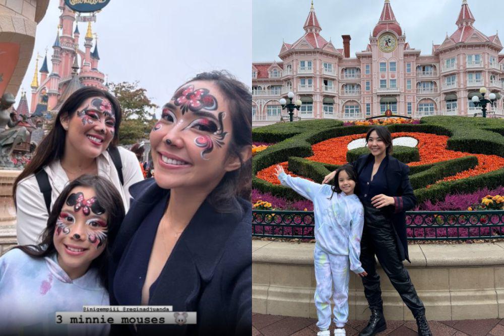 7 Potret Gempi di Disneyland Paris, Jadi Sopir Gisel saat Berkeliling!