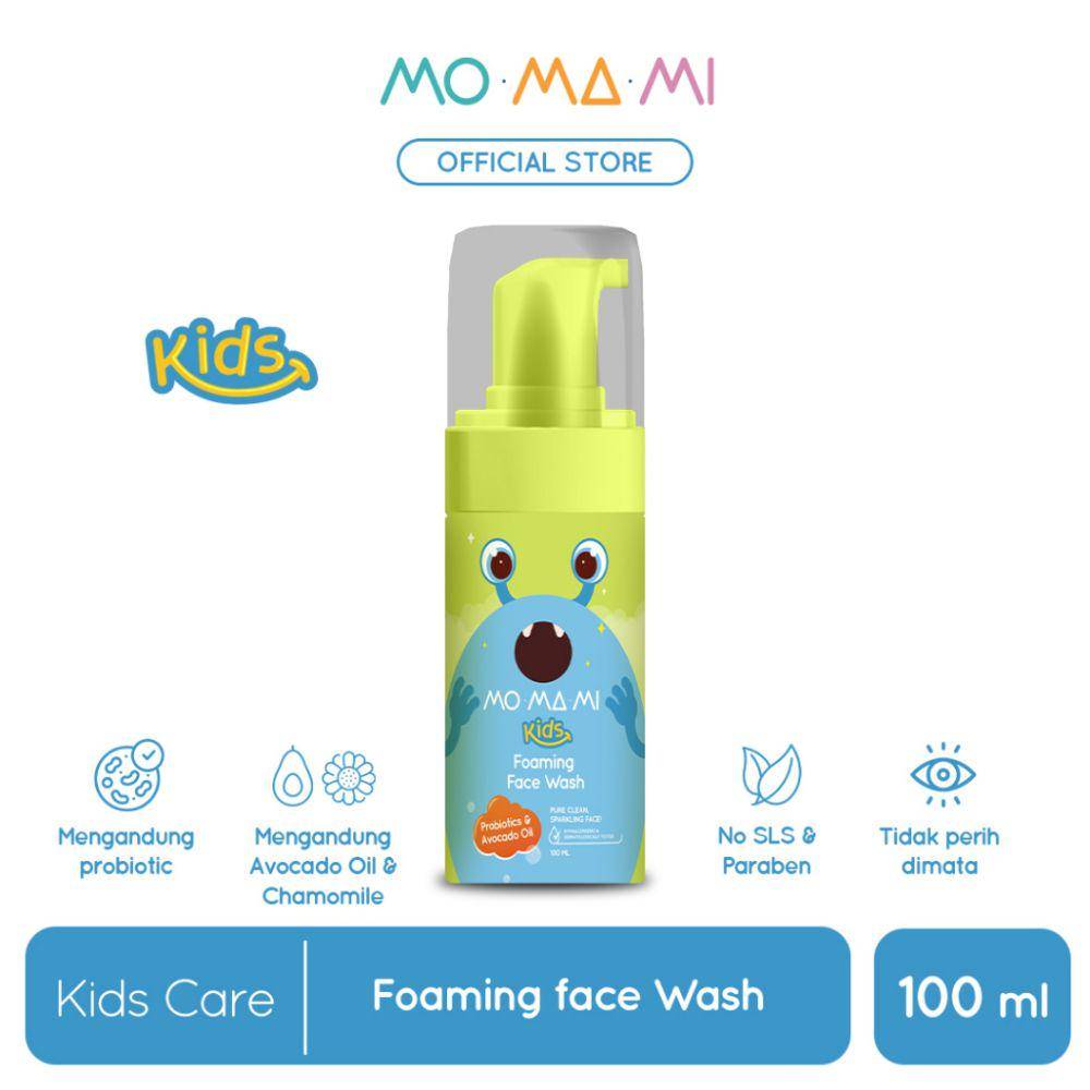 Momami Kids Foaming Face Wash (shopee.co.id/MoMaMi Official Shop)