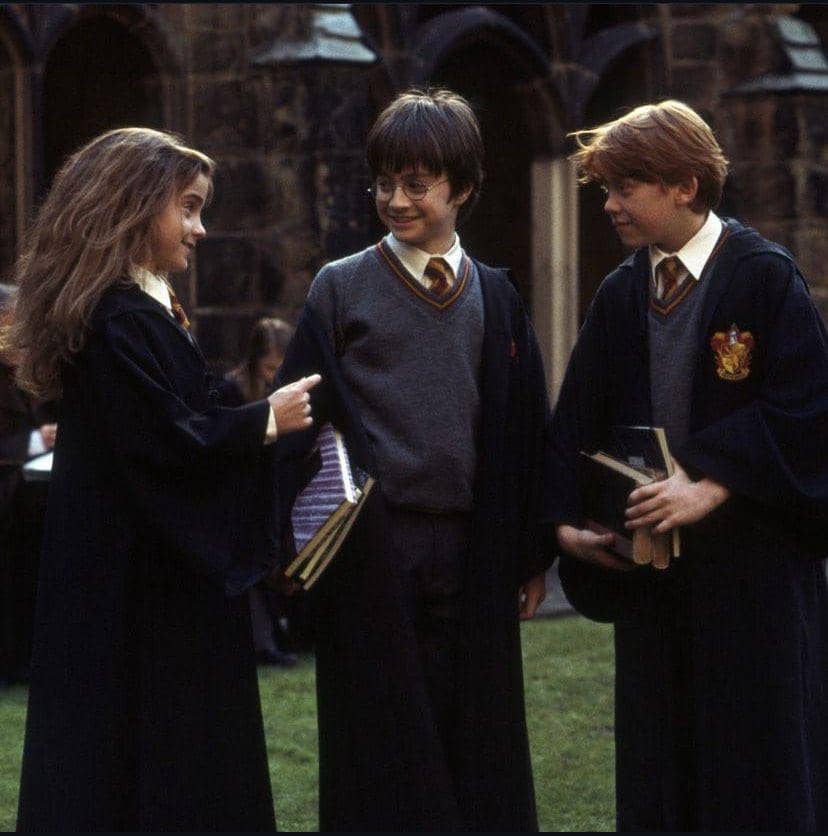 Harry, Ron dan Hermione  (Instagram.com/harrypotter)