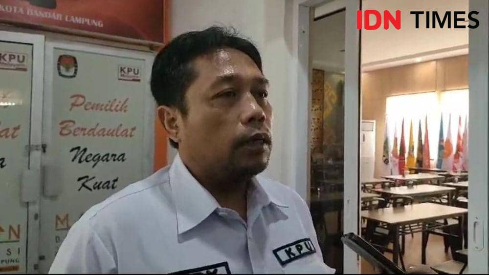 Ketua KPU Bandar Lampung, Dedy Triyadi. (IDN Times/Muhaimin)