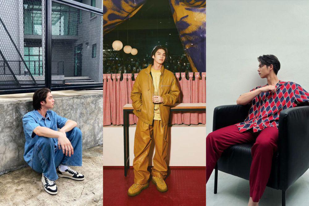 9 Outfit Monokrom ala Bright Vachirawit, Kasual dan Minimalis!
