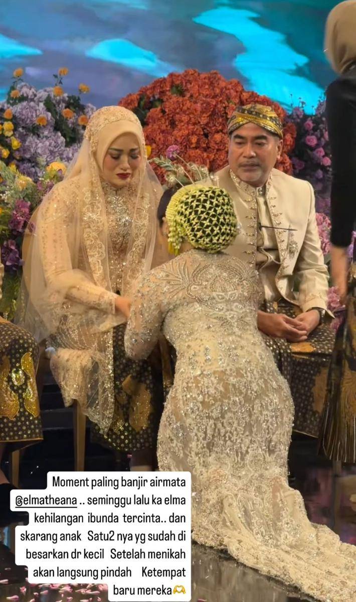 Pernikahan anak Elma Theana (instagram.com/bennusorumba)