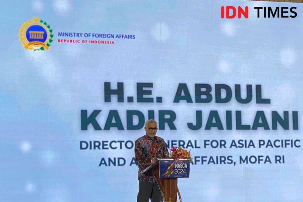 Direktur Jenderal Asia Pasifik dan Afrika Kemlu RI, Abdul Kadir Jailani. (IDN Times/Sonya Michaella)