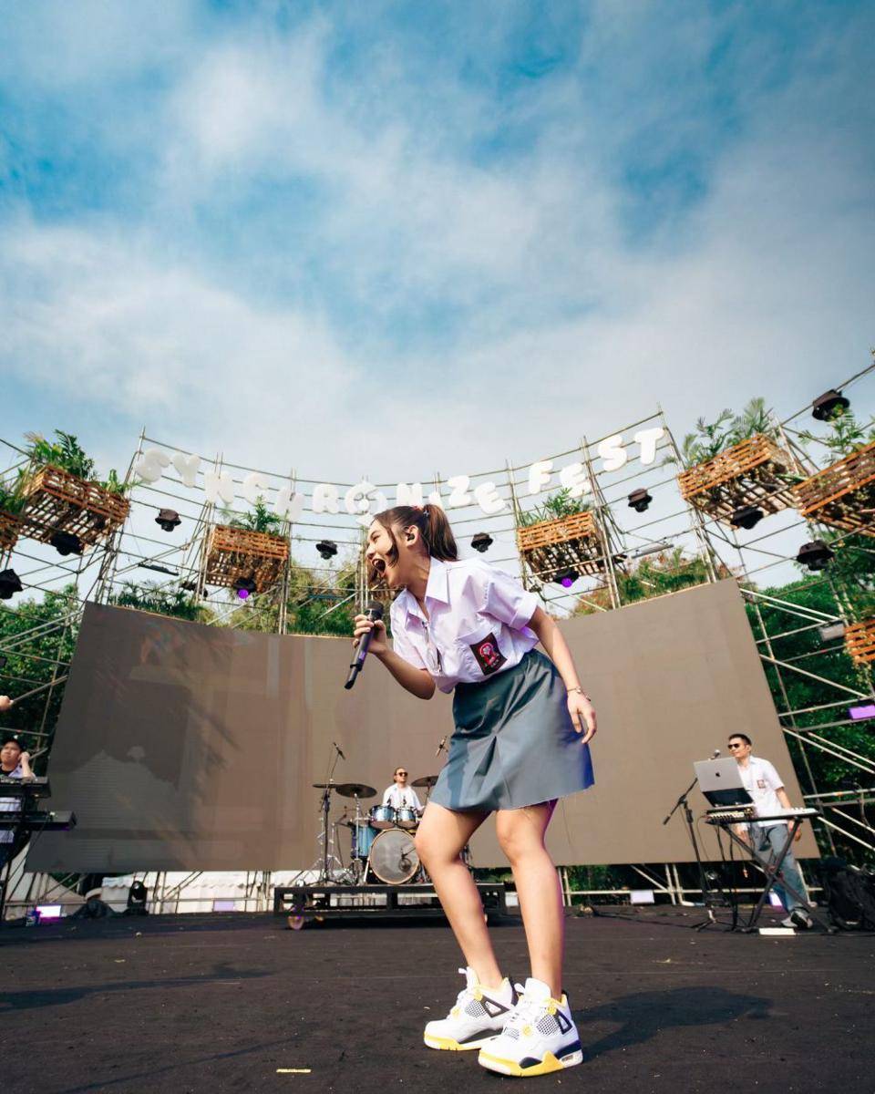 potret Ziva Magnolya tampil di Synchronize Festival (instagram.com/zivamagnolya)