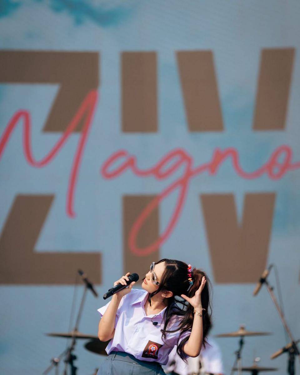 potret Ziva Magnolya tampil di Synchronize Festival (instagram.com/zivamagnolya)