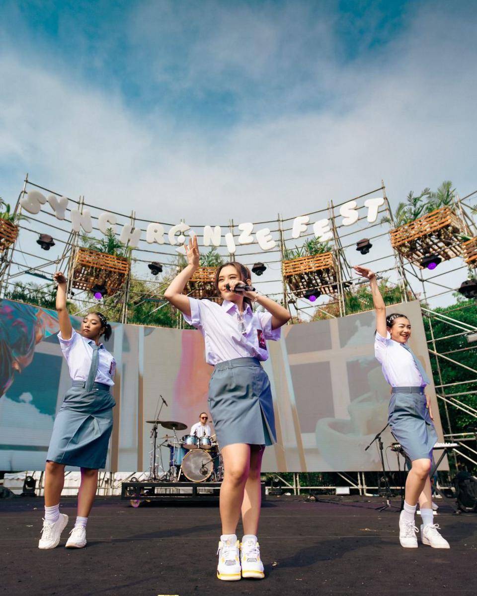 potret Ziva Magnolya tampil di Synchronize Festival (instagram.com/zivamagnolya)