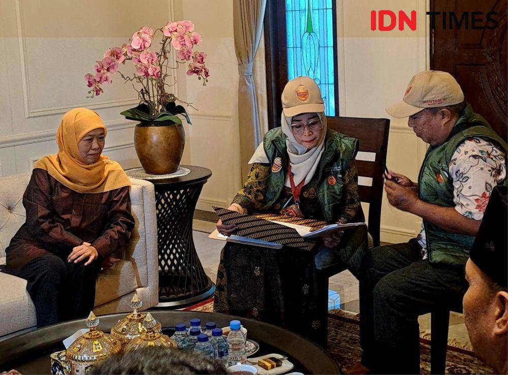 Calon Gubernur Jawa Timur nomor urut 2, Khofifah Indar Parawansa. (IDN Times/Ardiansyah Fajar)