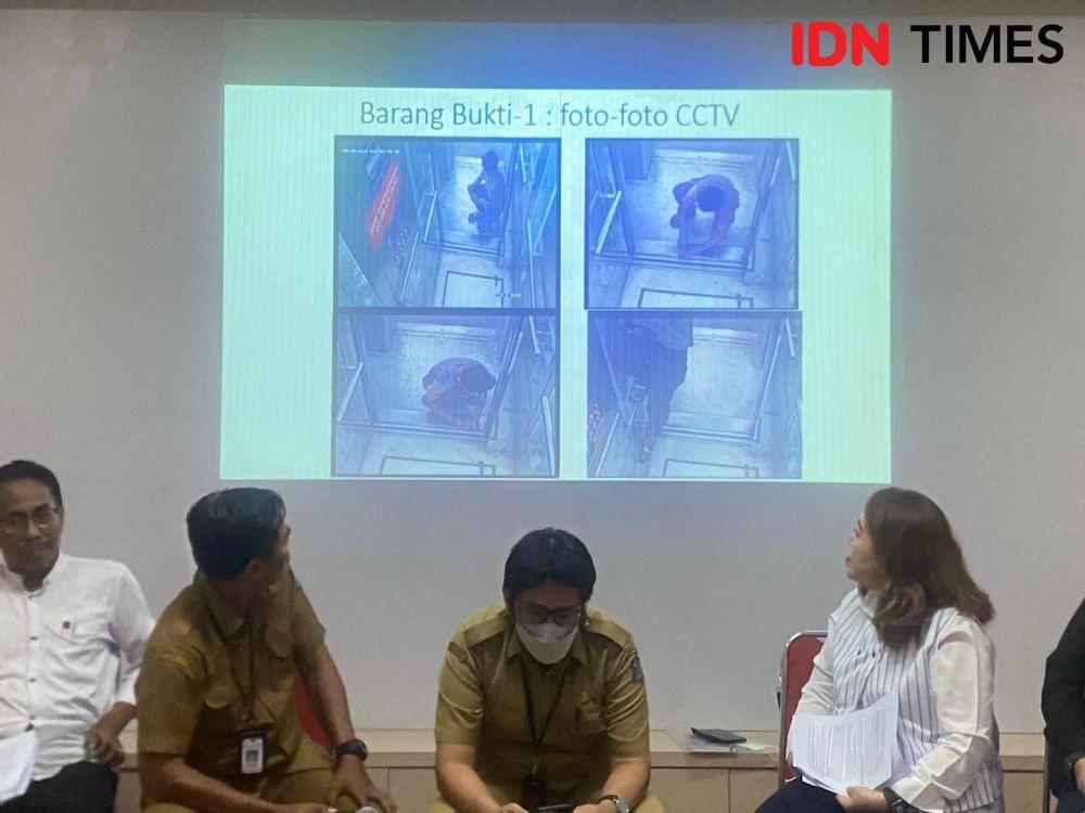 Kebakaran JPO Pemuda Diduga Dibakar oleh Anak-anak