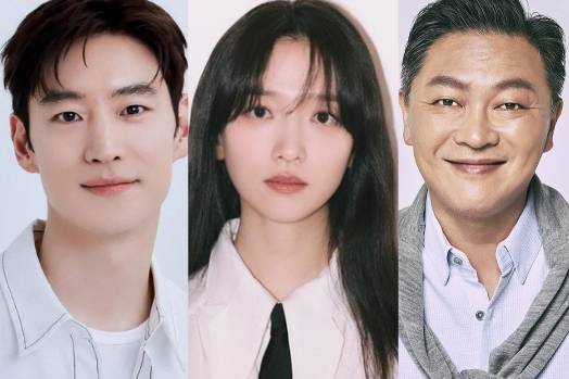Lee Je Hoon (kiri) Pyo Ye Jin (tengah) Kim Eui Seong (kanan) (doc. NamuWiki/Lee Je-hoon, Pyo Ye-jin, dan Kim Eui-seong)