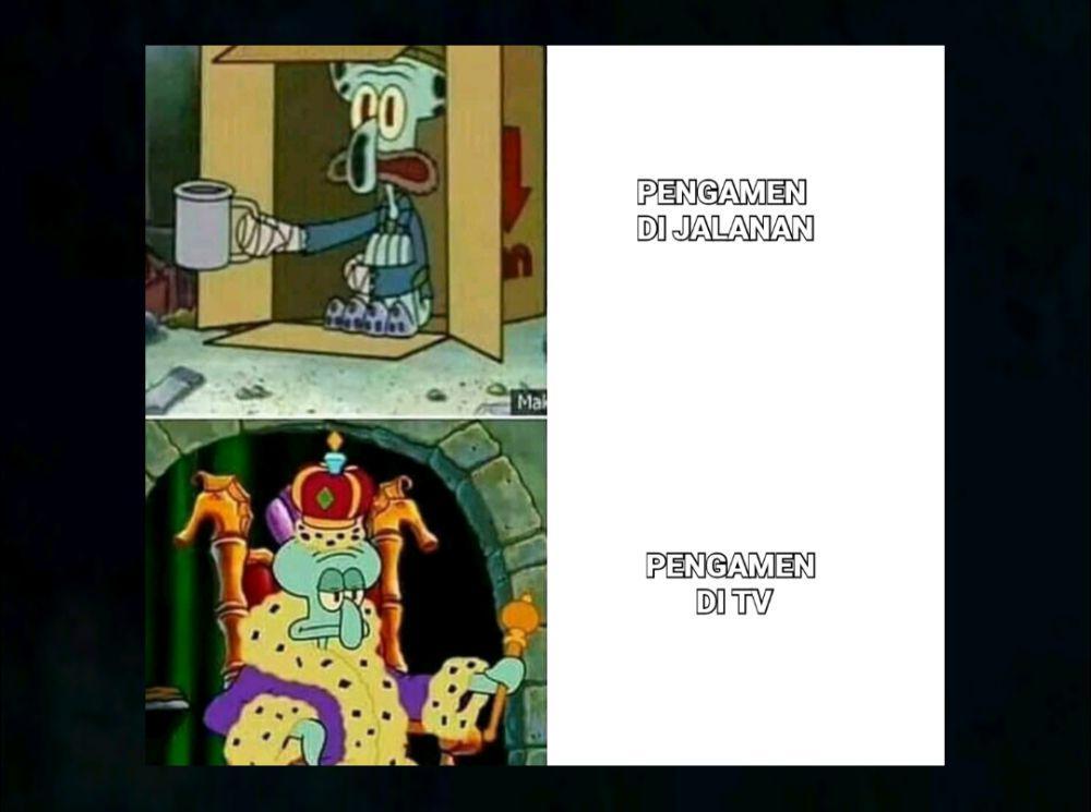 7 Meme Pengamen Jalanan, Bikin Terhibur atau Malah Pengen Kabur?