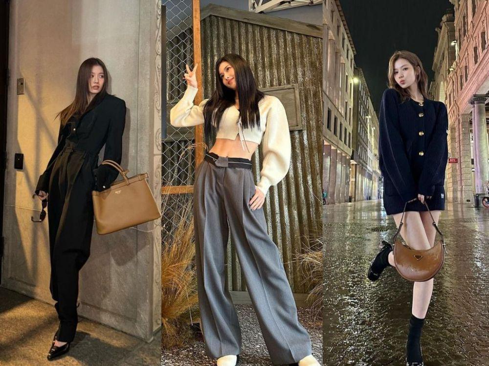 7 Inspirasi OOTD ala Sana Twice, Kasual hingga Formal Look!
