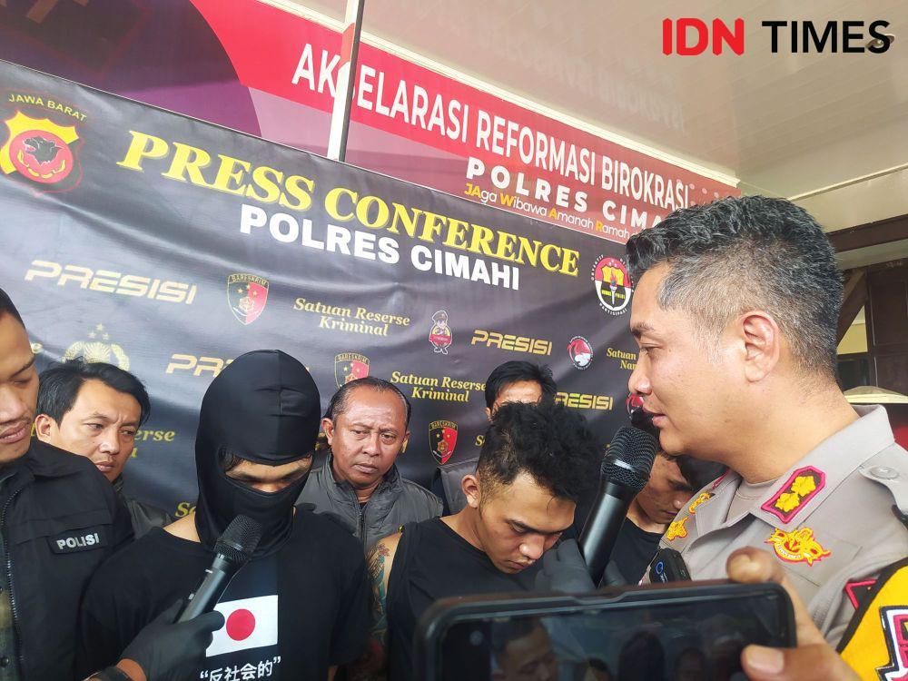 Teror Warga, Geng Motor Live Streaming Saat Keroyok Juru Parkir Cimahi