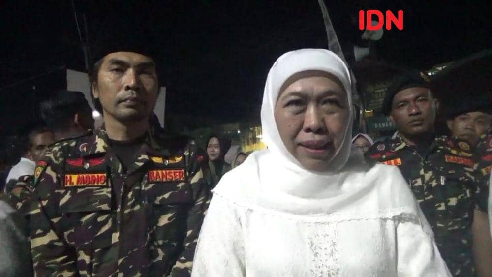 Khofifah Indar Parawansa calon gubernur Jawa Timur nomer urut 2. IDN Times/ Riyanto.