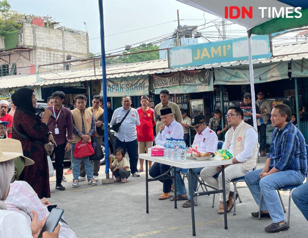 Emak-Emak di Jakut Sentil Ridwan Kamil: Jangan Cuma Janji Kampanye!