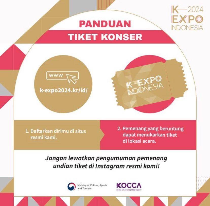 daftar lineup dan cara daftar K-Expo Indonesia 2024 (Instagram.com/kexpoindonesia2024)