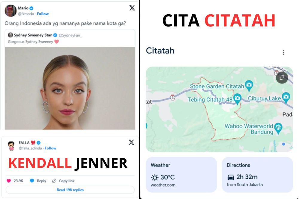 7 Twit Kocak Nama Orang Pakai Nama Kota atau Kabupaten, Ngawur!