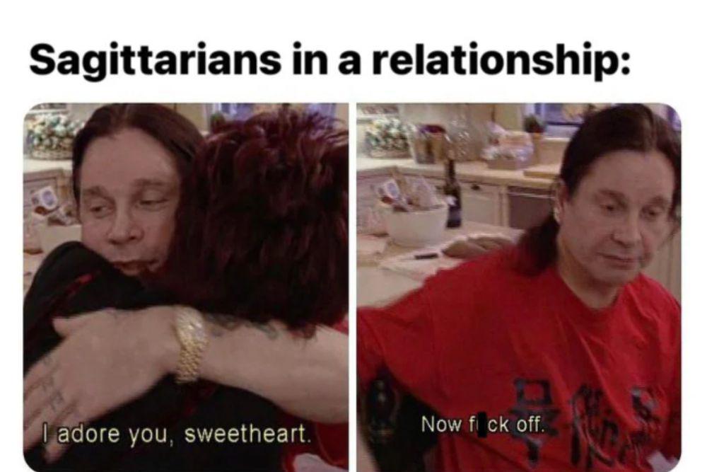 meme zodiak Sagitarius (reddit.com/poplapmeisiekind)