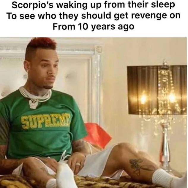 meme zodiak Scorpio (reddit.com/barbaricMeat)