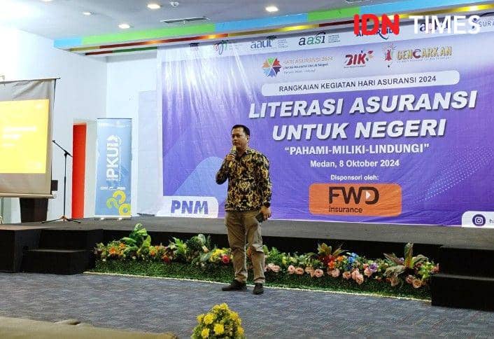 Parningotan Siagian selaku Wakil Pemimpin Cabang PNM Medan (IDN Times/Eko Agus Herianto)