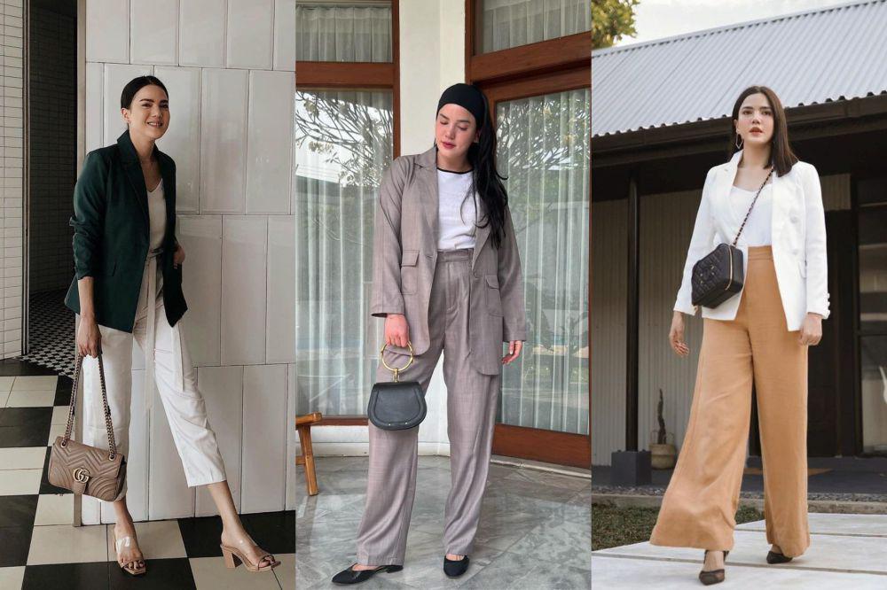 10 Inspirasi Outfit Pakai Blazer ala Alice Norin, Berkelas!