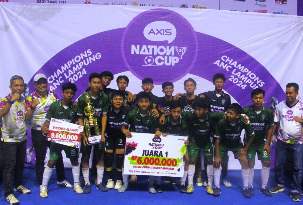 SMAN 4 Metro Lampung Juara 1 AXIS Nation Cup 2024, Pertahankan Gelar