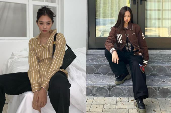 10 OOTD Nuansa Cokelat ala Jennie BLACKPINK, So Stylish!