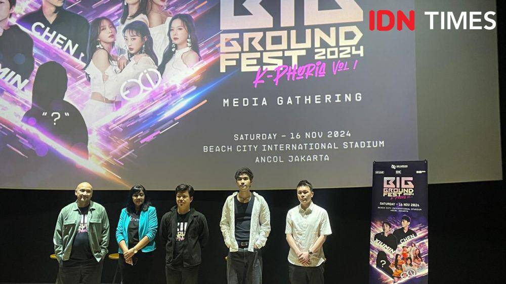Konferensi pers Big Ground Festival 2024 K-Phoria Vol. 1 (IDN Times/Erfah Nanda)