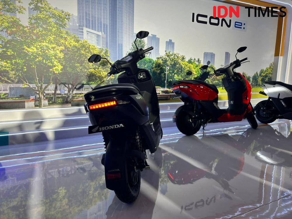 Buritan Honda ICON e: (IDN Times/Fadhliansyah)